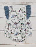Girls Duck Romper